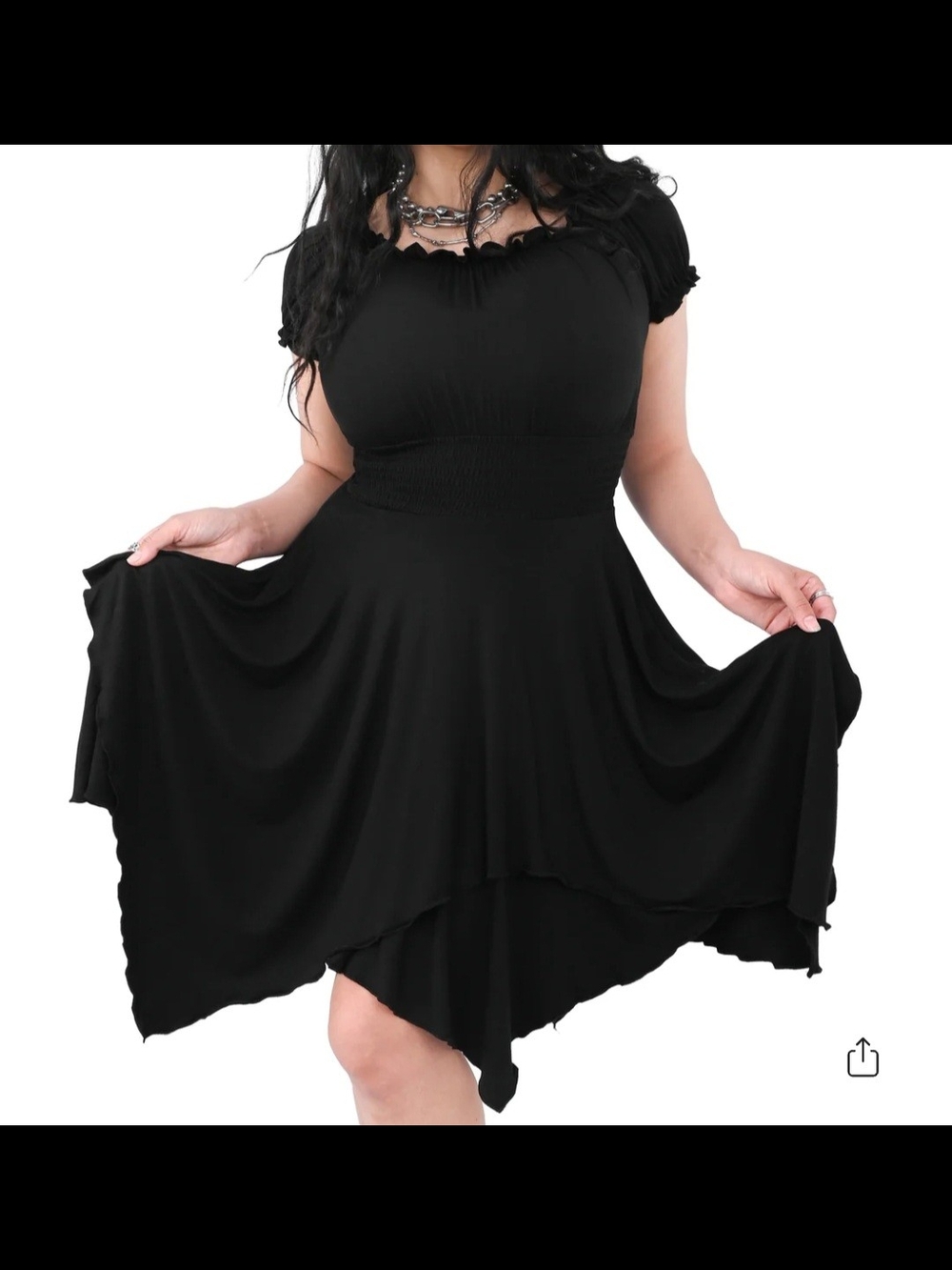 Foxblood Poppy Handkercheif Dress Size Medium.